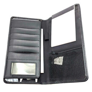 Leed's Genuine Leather Travel Portfolio CISCO Branded 9.5x6x1" NEW